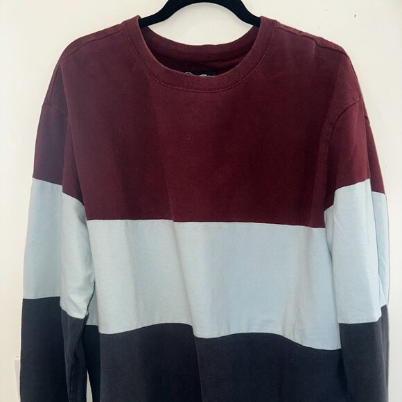 Original Use Colorblock Crewneck Pullover Sweatshirt Size XL - Picture 1 of 3